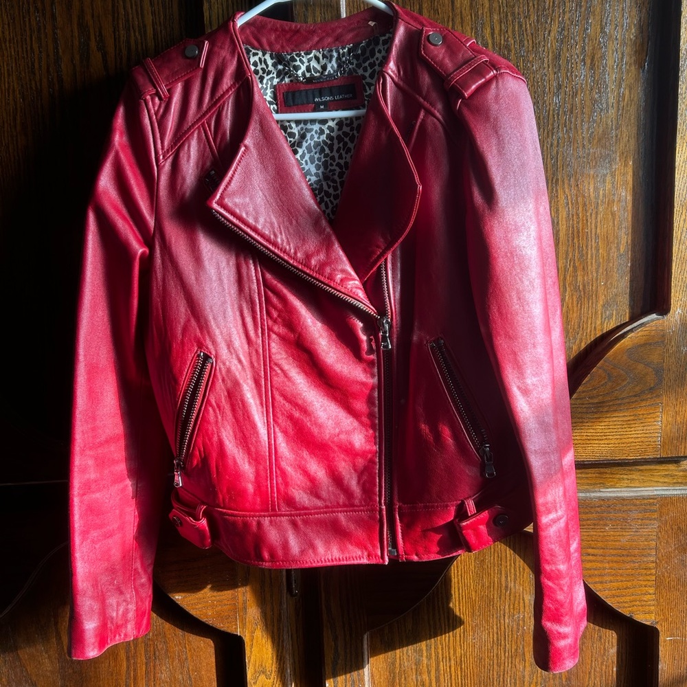 Red Leather jacket